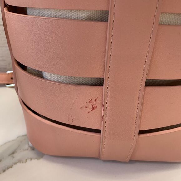 Madison West Vegan Leather Nesting Purse Pink - Picture 10 of 15